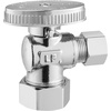 image:imageVEVOR 10 Pack Angle Stop Valve Water Shut Off Valve 12 PEX x 38 OD Compression 14 TurnChrome Plated Brass Shutoff Valves for Bathroom Kitchen Toilet Shower Plumbing10